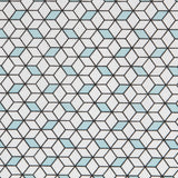 Popelín Algodón Cubic Azul - Ribes y Casals