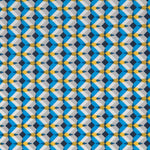 Popelín Algodón Trenzas Azul - Ribes y Casals