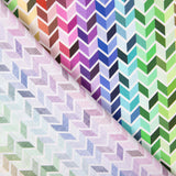 Popelín Algodón Chevron Multicolor - Ribes y Casals