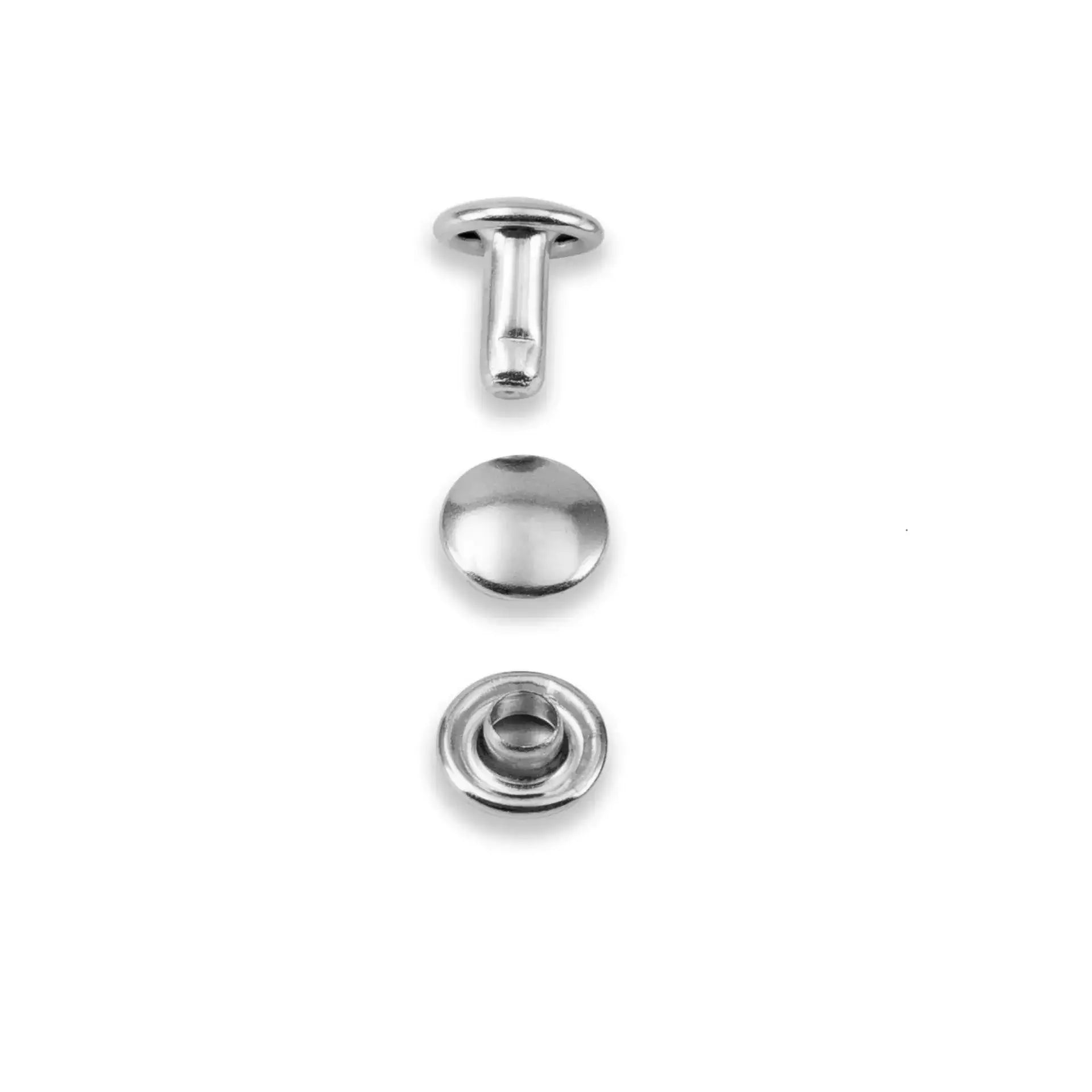 Remaches Tubulares Prym 403170 Plateados 3-4 mm – 25 Unidades - Ribes y Casals