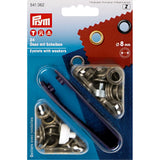 Ojetes Prym con Arandelas 8 mm Latón Viejo – 24 Unidades - Ribes y Casals