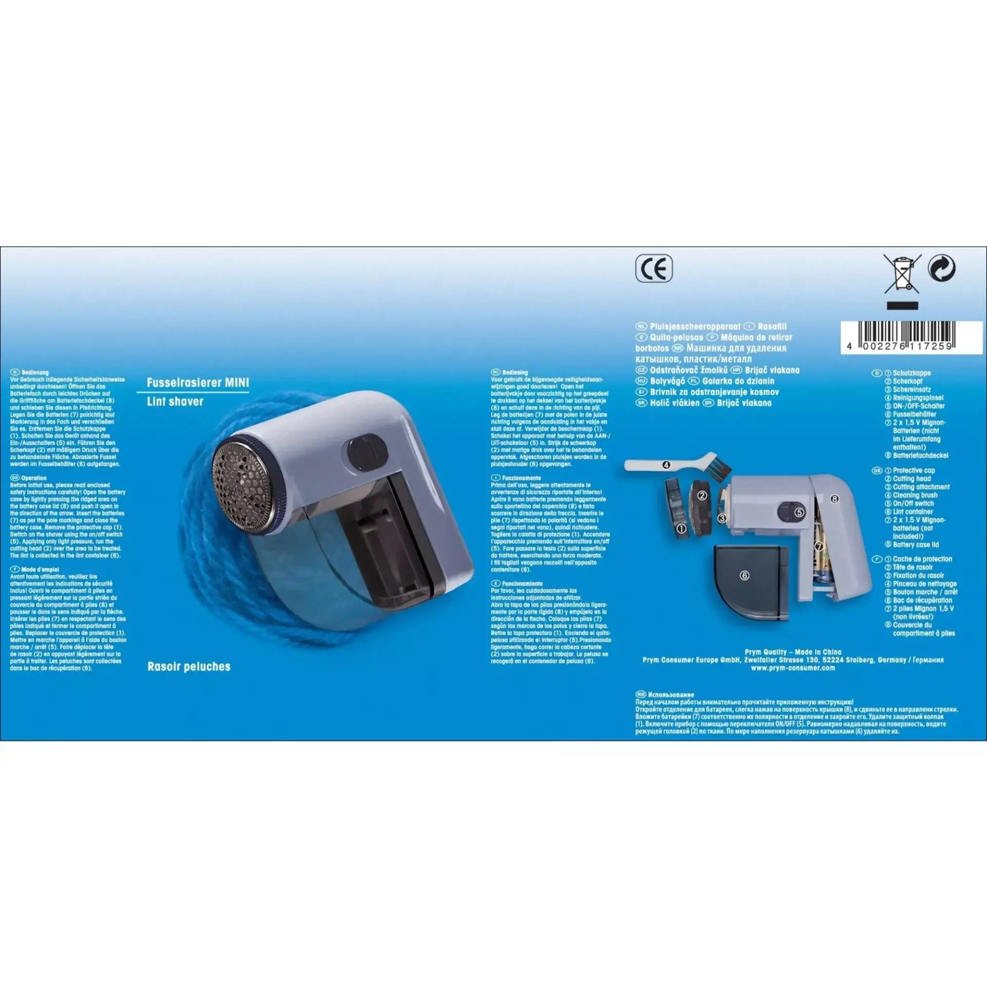 Máquina Mini Borbotos Prym - Ribes y Casals