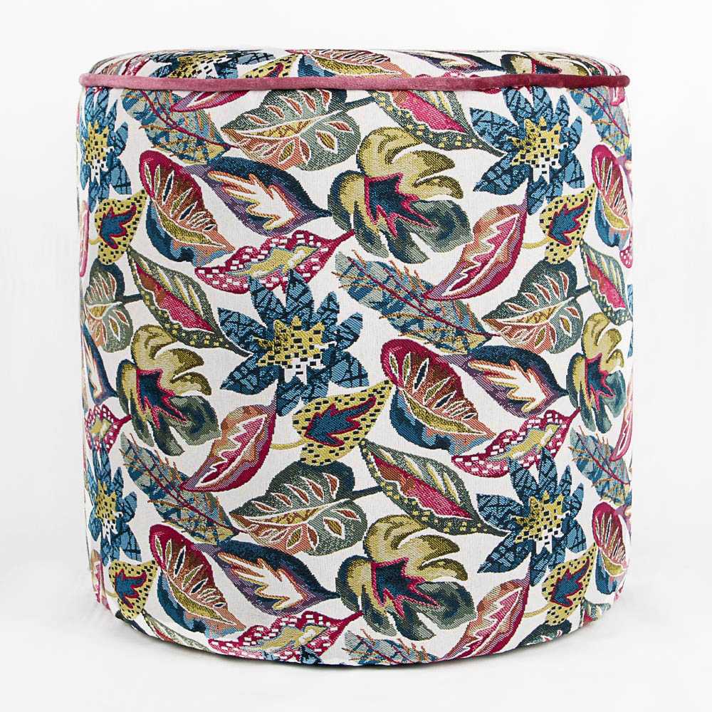 Puf Decorativo Tropical Crudo 40x43cm - Ribes y Casals