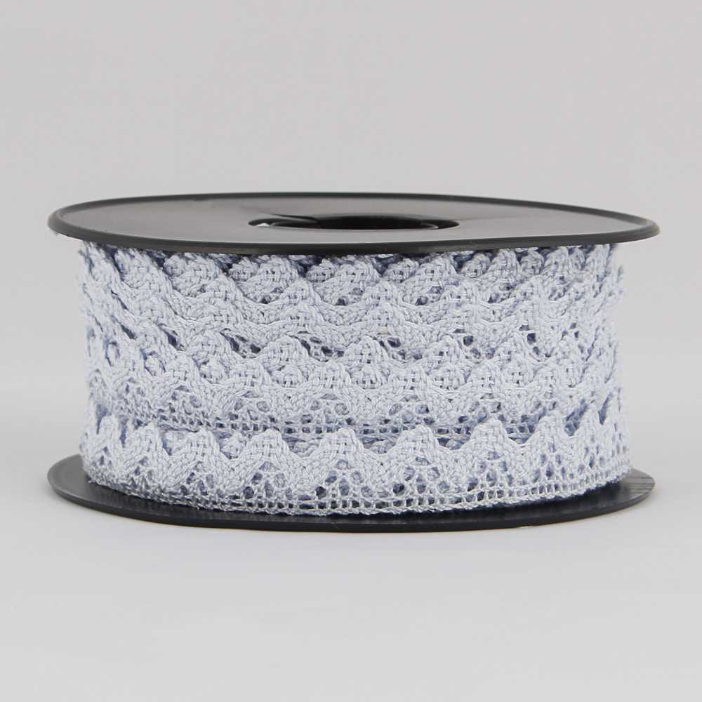 Puntilla Algodón Celeste de 10mm - Ribes y Casals