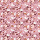 Punto Algodón Palomas Rosa - Ribes y Casals