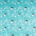 Punto Algodón Pulpos Verde Agua - Ribes y Casals