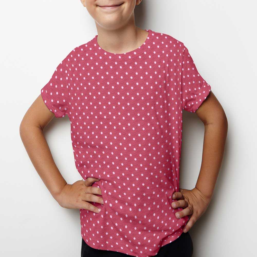 Punto Algodón Topitos Marsala - Ribes y Casals