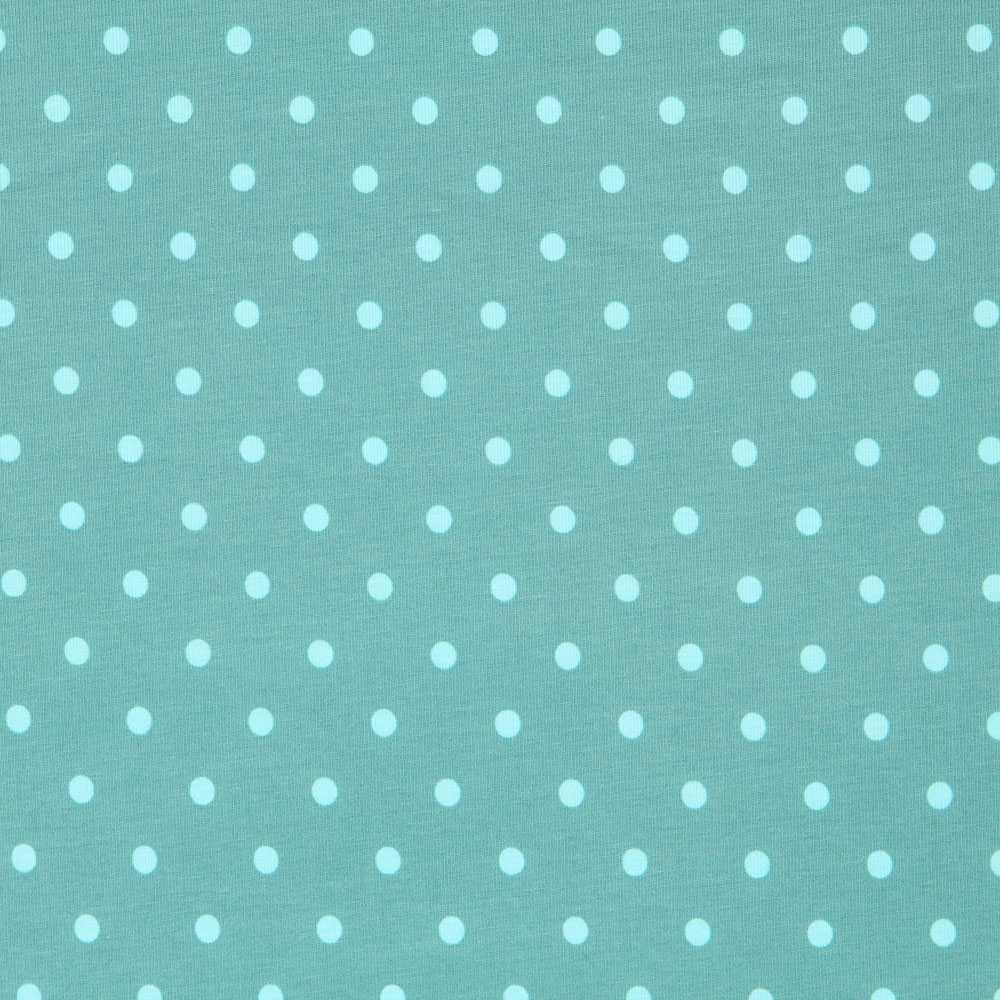 Punto Algodón Topitos Menta - Ribes y Casals