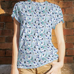 Punto Camiseta Cactus Azul - Ribes y Casals