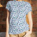 Punto Camiseta Cactus Azul - Ribes y Casals