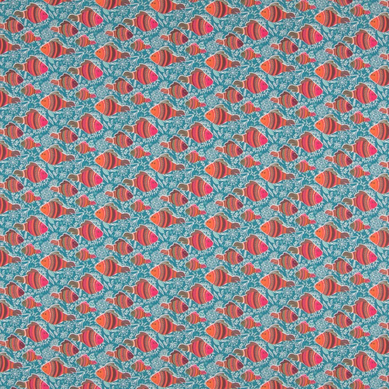 Punto Camiseta Fish Aguamarina - Ribes y Casals