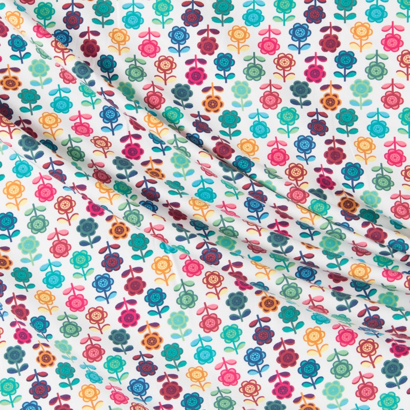 Punto Camiseta Flores Multicolor - Ribes y Casals