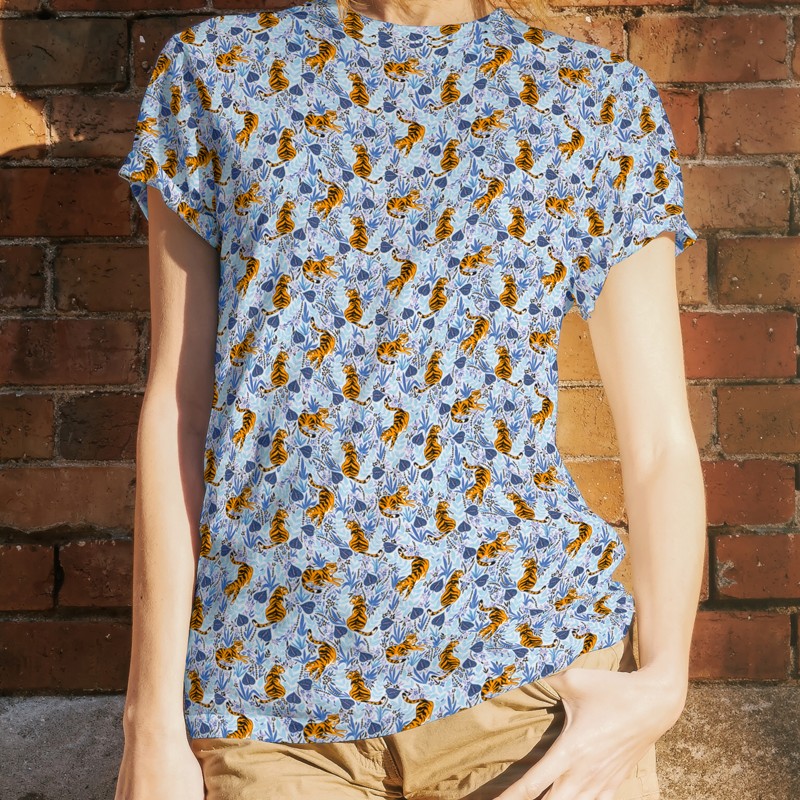 Punto Camiseta Tiger Cielo - Ribes y Casals