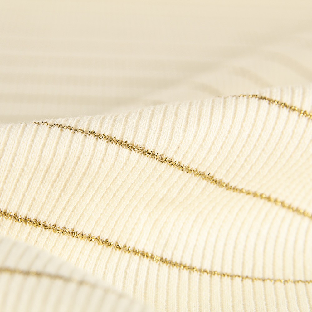 Punto Canalé Lurex Oro - Ribes y Casals