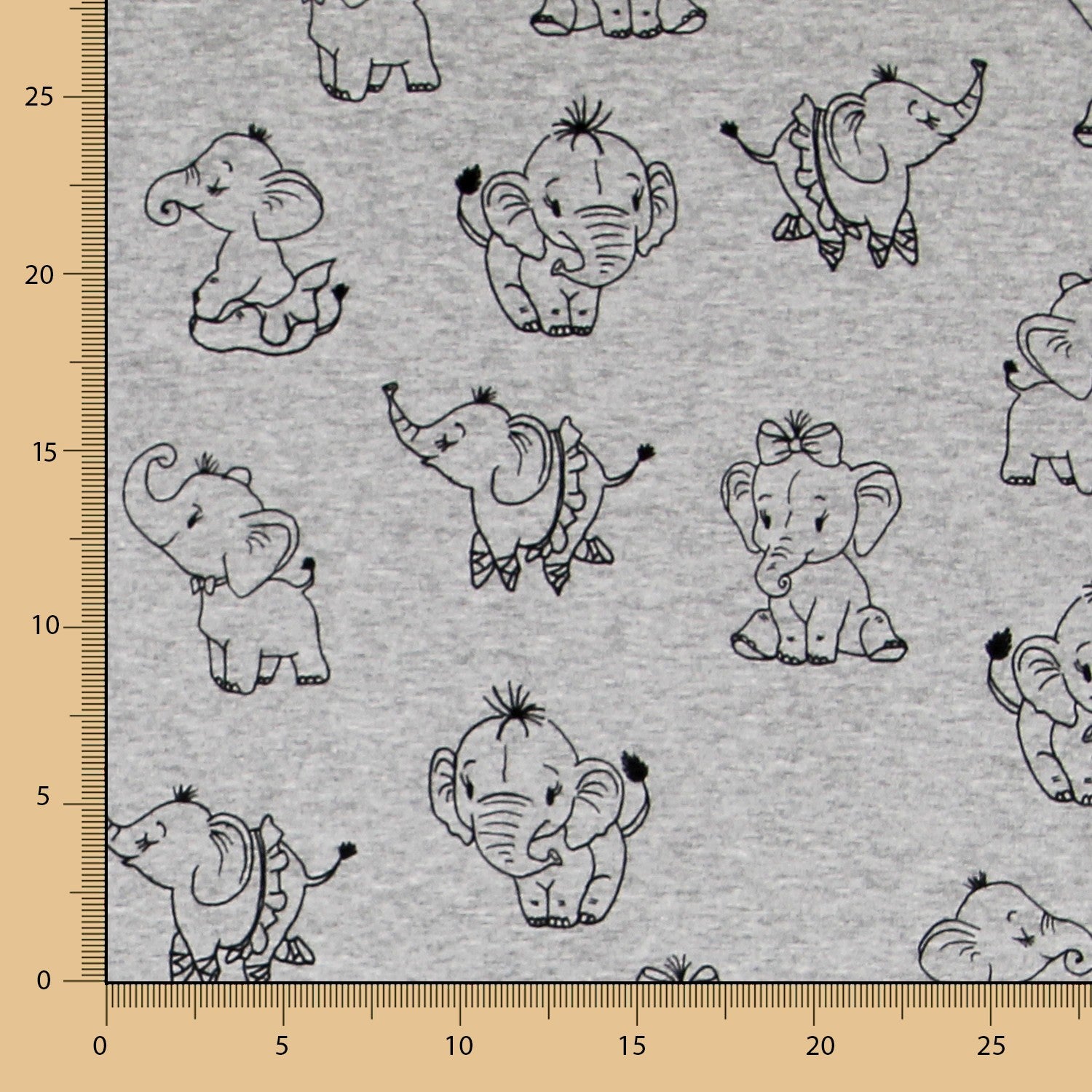 Punto Coralina Elephant Gris - Ribes y Casals