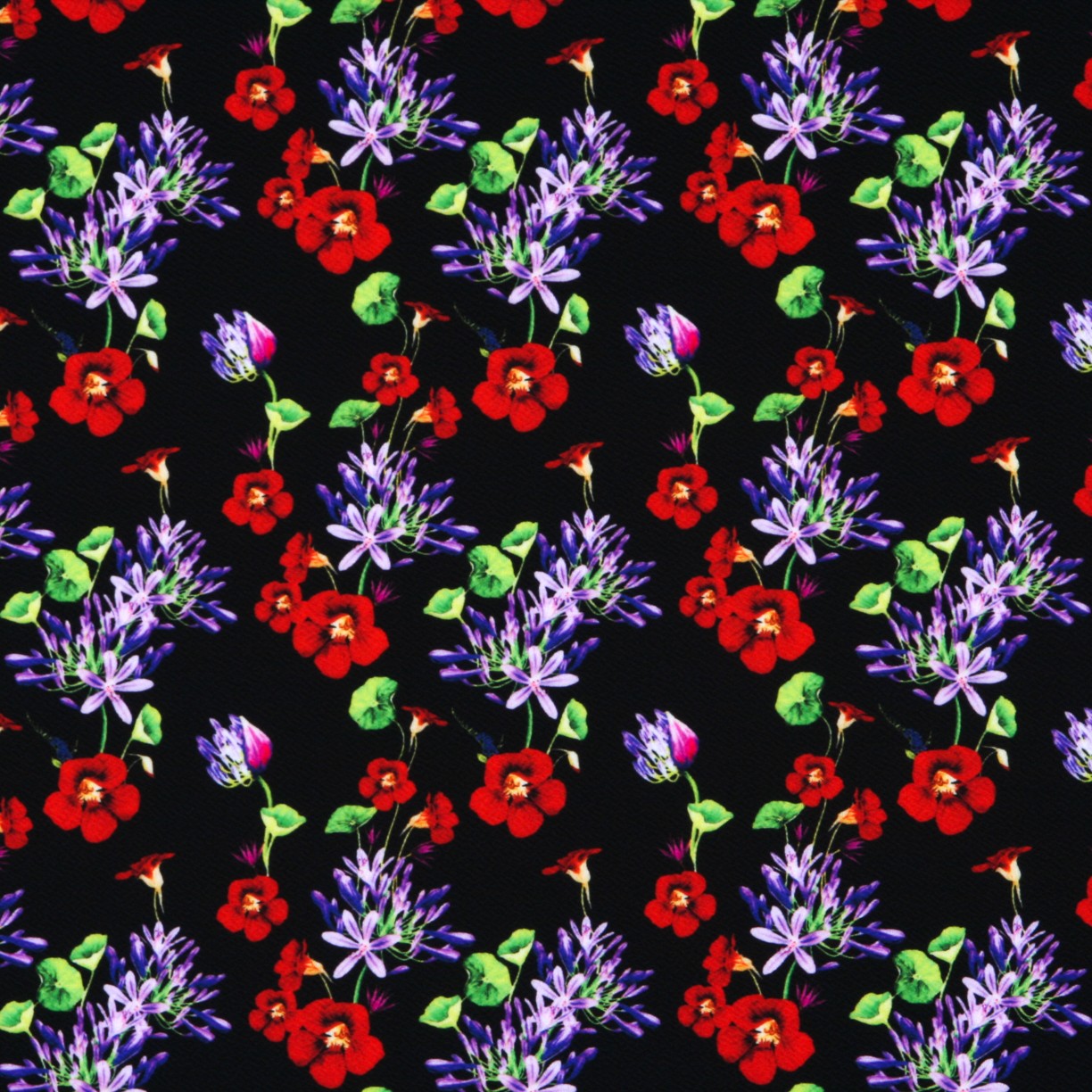 Punto Crepe Primavera Negro - Ribes y Casals