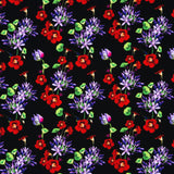 Punto Crepe Primavera Negro - Ribes y Casals