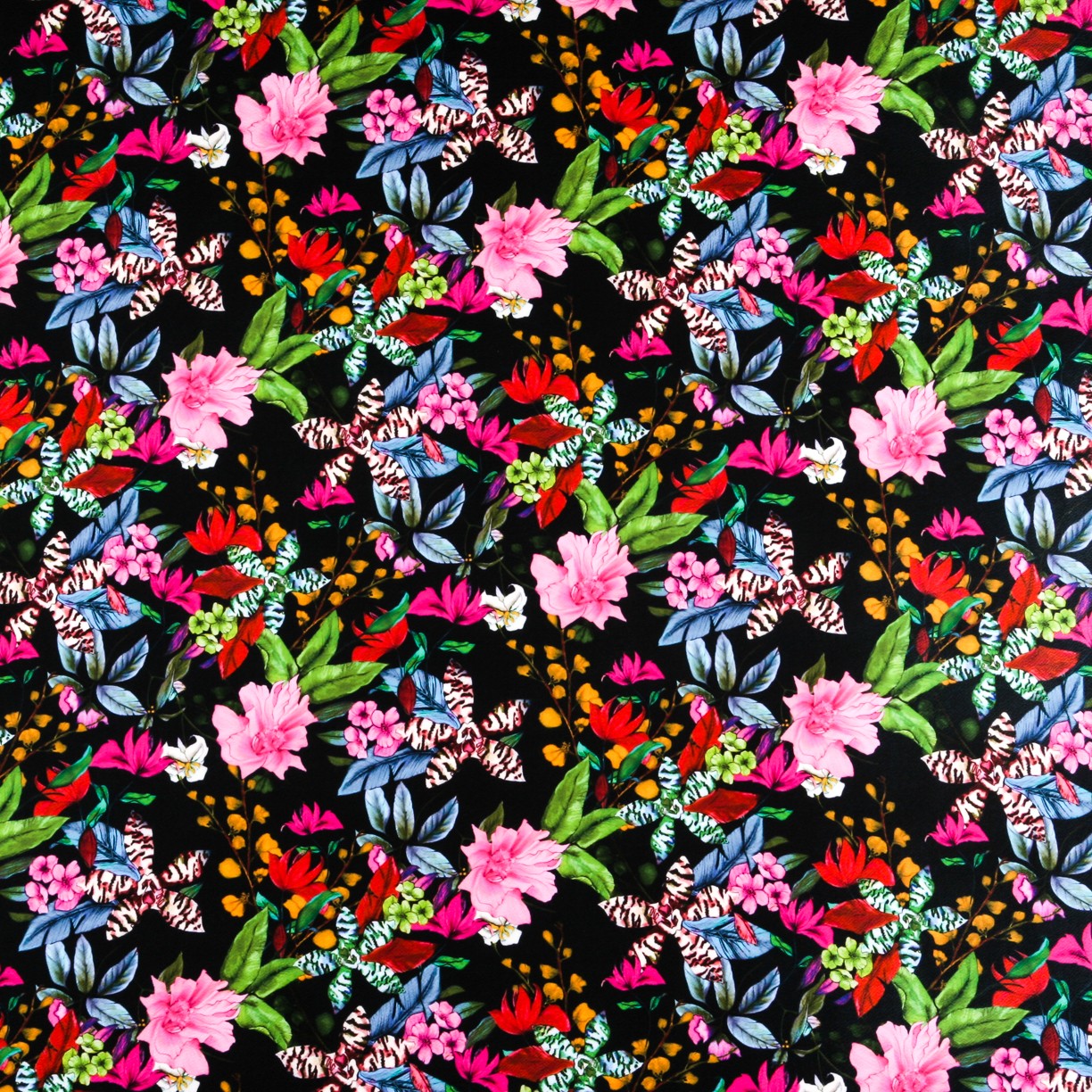Punto Crepe Tropical Negro - Ribes y Casals