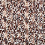 Punto de Viscosa Snake Marrón - Ribes y Casals