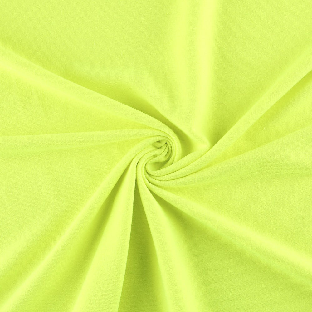 Punto Felpa Algodón Amarillo Neón - Ribes y Casals