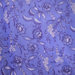 Punto Fino Lycra Flores Azules - Ribes y Casals