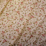 Punto Fino Lycra Liberty Fondo Beige - Ribes y Casals