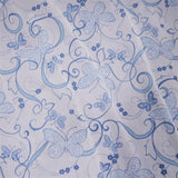 Punto Fino Lycra Ramas Azules - Ribes y Casals