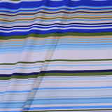 Punto Fino Lycra Rayas Azules - Ribes y Casals