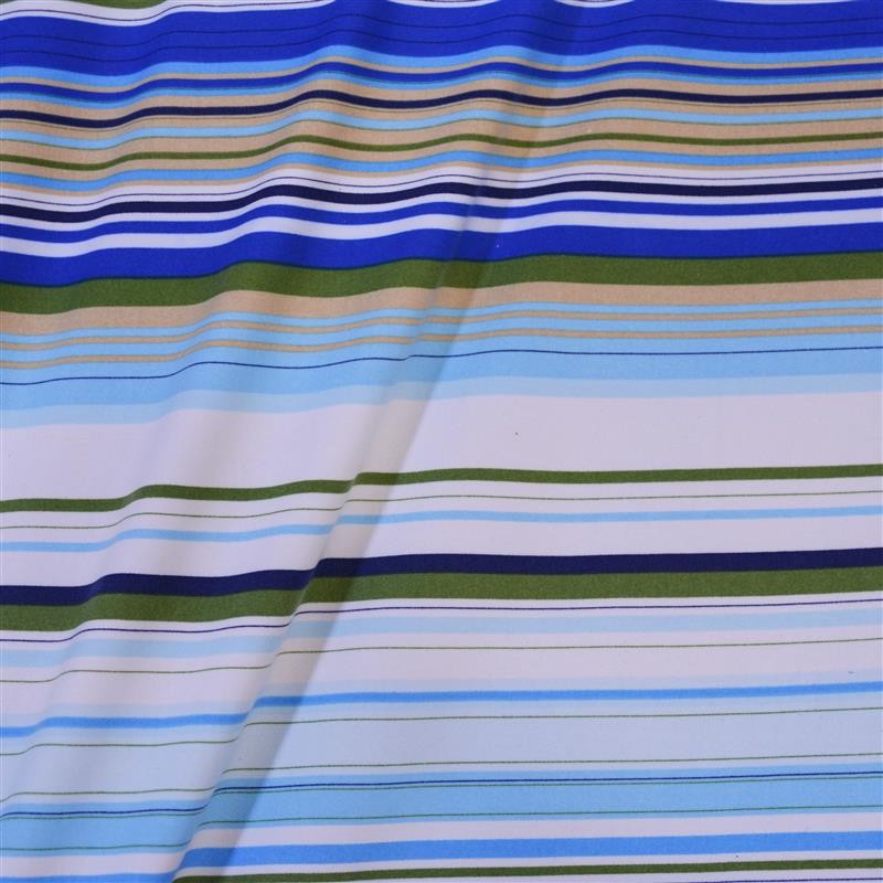Punto Fino Lycra Rayas Azules - Ribes y Casals