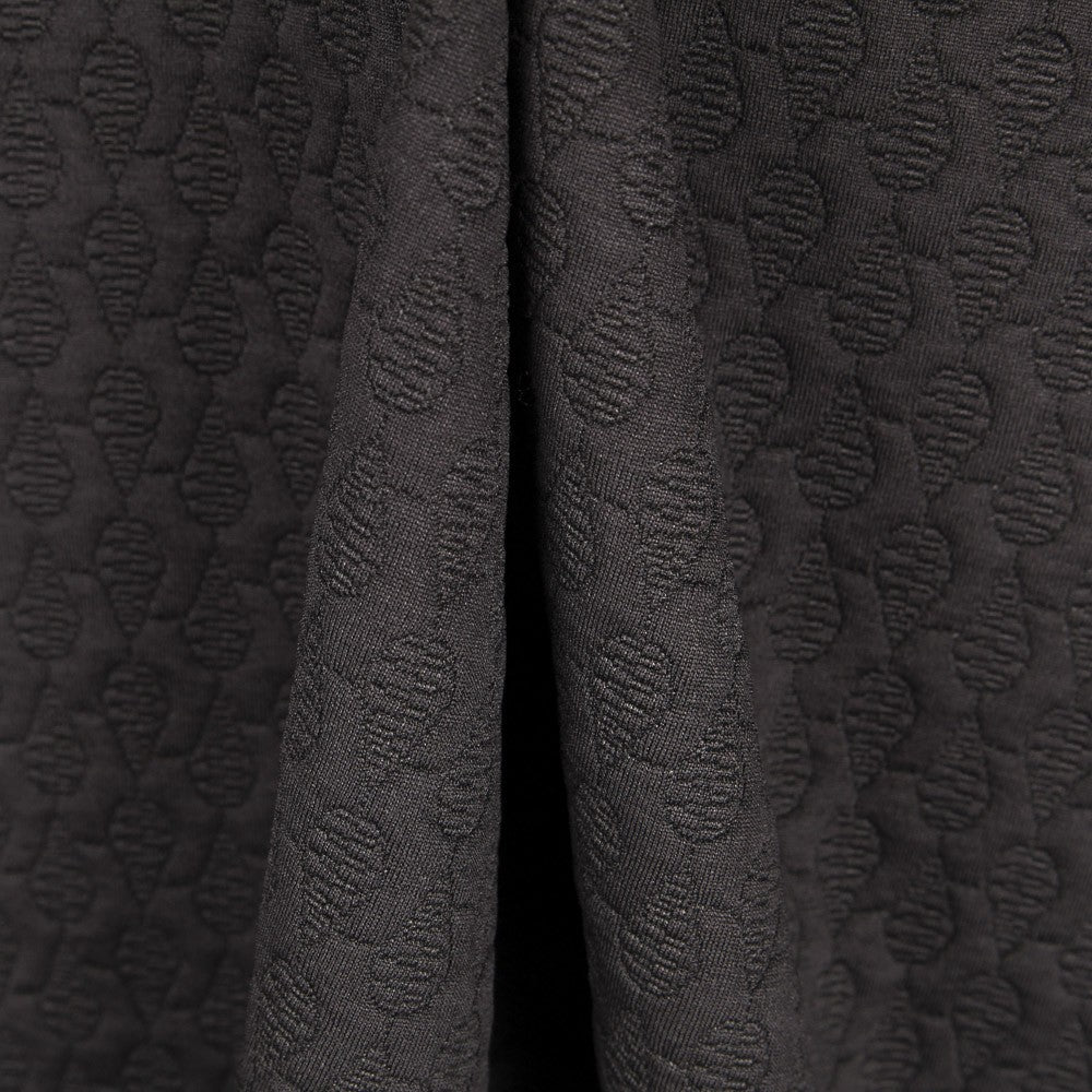 Punto Jacquard Cadena Negro - Ribes y Casals