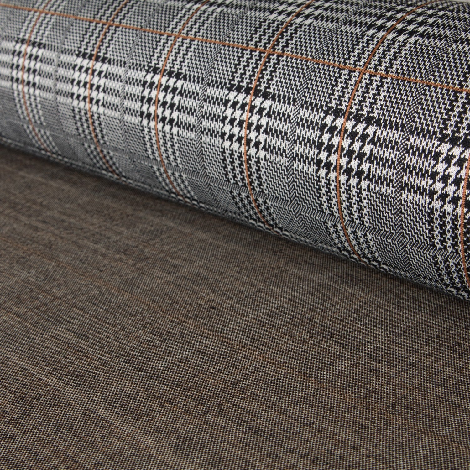 Punto Jacquard Harvard Negro - Ribes y Casals