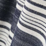 Punto Jacquard Listado Azul Denim - Ribes y Casals