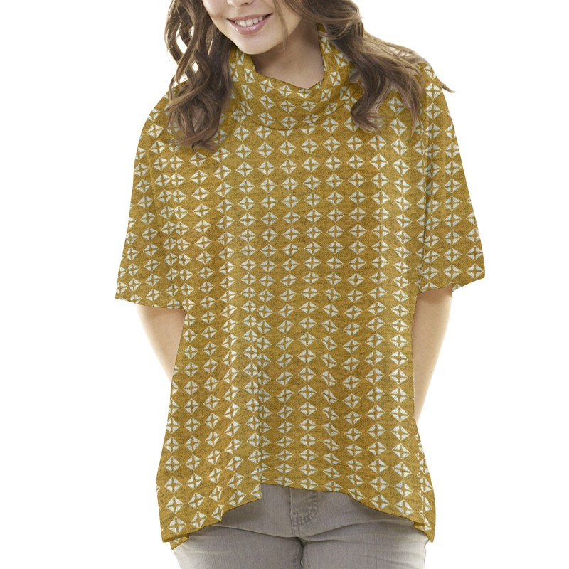 Punto Jersey Estrellas Ocre - Ribes y Casals