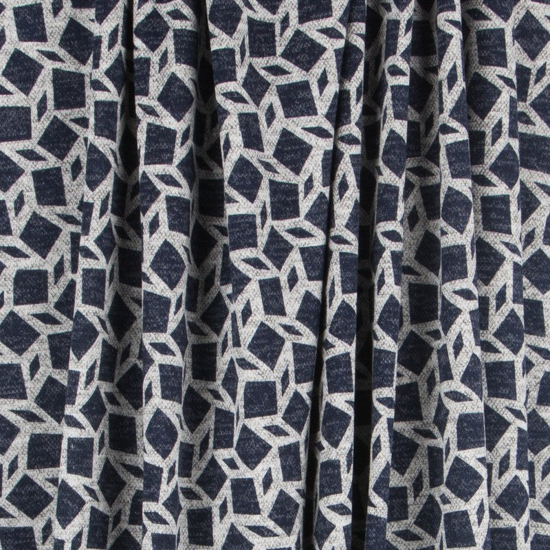 Punto Jersey Geométrico Negra - Ribes y Casals