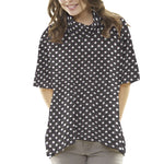 Punto Jersey Lunares Negra - Ribes y Casals