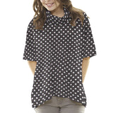 Punto Jersey Lunares Negra - Ribes y Casals