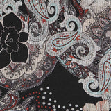 Punto Jersey Paisley Turquesa - Ribes y Casals
