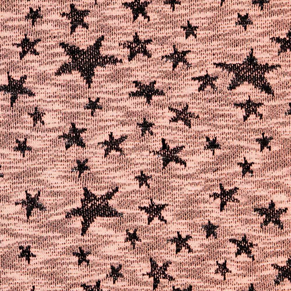 Punto Jersey Stars Negra Nude - Ribes y Casals