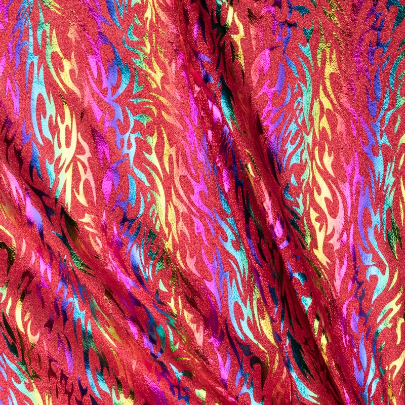 Punto Lamé Tribal Rojo - Ribes y Casals