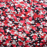 Punto Lycra Acuarelas Coral y Rojo - Ribes y Casals