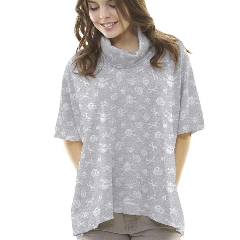 Punto Moda Calaveras Gris Claro - Ribes y Casals
