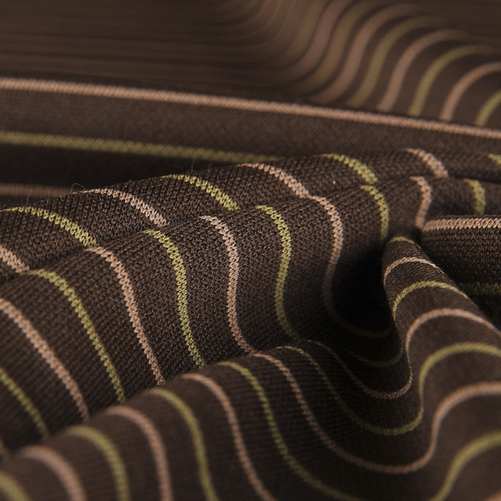 Punto Perchado Rayas Marrón - Ribes y Casals