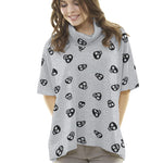 Punto Reversible Coralina Gris - Ribes y Casals