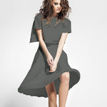 Tela Punto Roma Gris Lana - Ribes y Casals