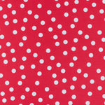 Punto Seda Flamenco Blanco 18mm Rojo - Ribes y Casals