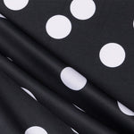 Punto Seda Flamenco Blanco 33mm Negro - Ribes y Casals