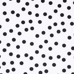 Punto Seda Flamenco Negro 18mm Blanco - Ribes y Casals