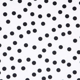 Punto Seda Flamenco Negro 18mm Blanco - Ribes y Casals