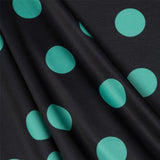 Punto Seda Flamenco Verde 33mm Negro - Ribes y Casals
