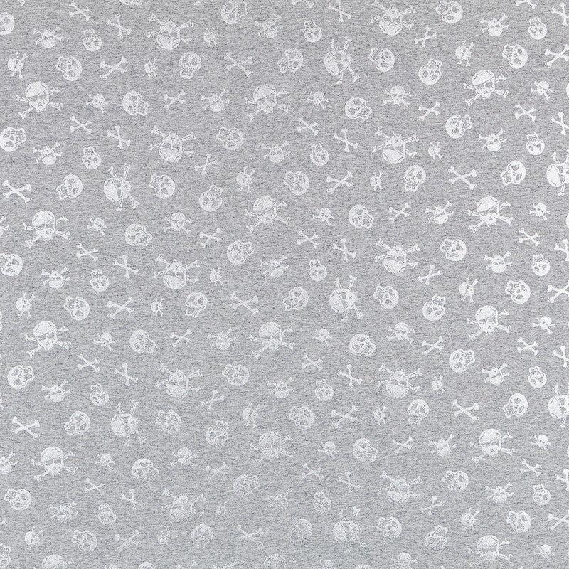 Punto Sudadera Calaveras Gris Claro - Ribes y Casals
